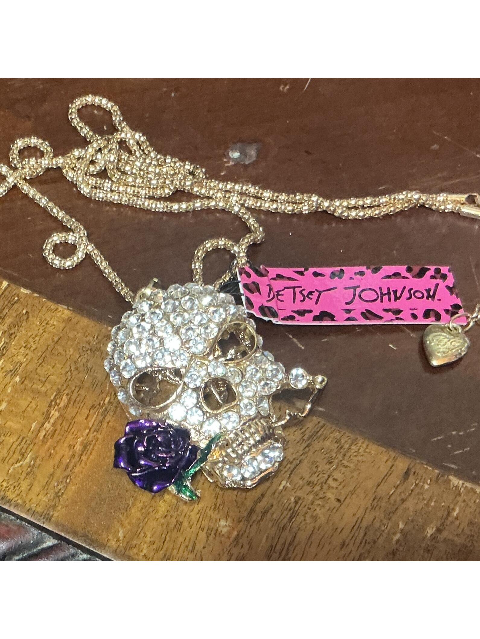 Violet Skull Necklace